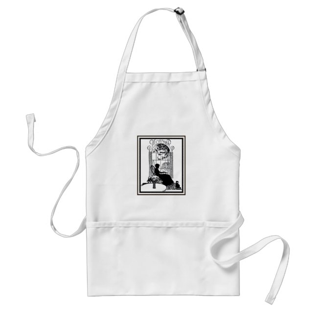 Retro Mother Silhouette Standard Apron (Front)