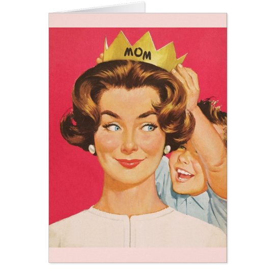 Retro Mother's Day Greeting Card