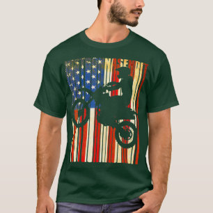 Retro Motocross Dirt Bike Off Road Motorcycle T-Shirt