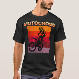 Retro Motocross Dirt Bike Vintage Motorcycle T-Shirt