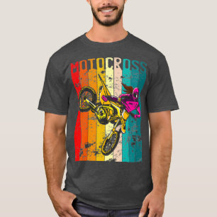 Retro Motocross Racing Gift Vintage Dirt Bike T-Shirt