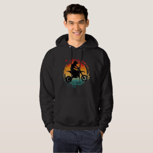RETRO MOTORCROSS RIDER VINTAGE HOODIE
