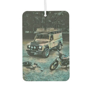 Retro motorcycle gift car air freshener