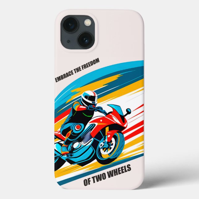🌄 Retro Motorcycle Journey Across Sunset Desert  Case-Mate iPhone Case (Back)