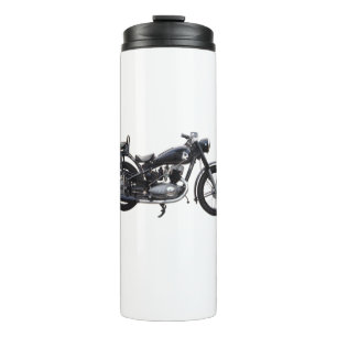 Retro Motorcycle Thermal Tumbler