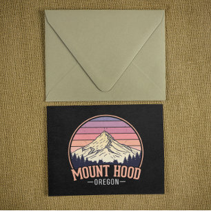 Retro Mount Hood Oregon – Nature & Adventure  Postcard