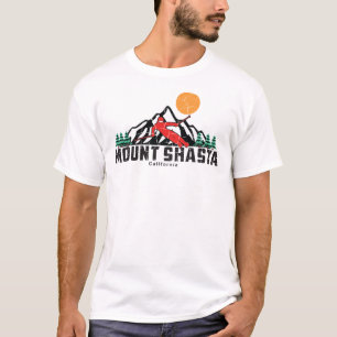 Retro Mount Shasta Ski  T-Shirt