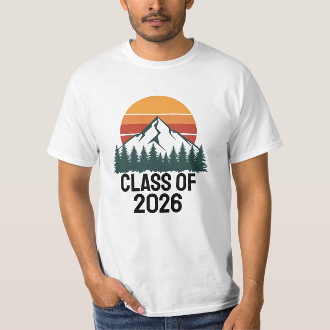 Retro Mountain Adventure Peak  T-Shirt (Front)