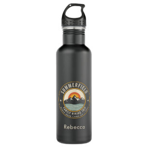 Retro Mountains Family Hiking Matching Custom 710 Ml Water Bottle