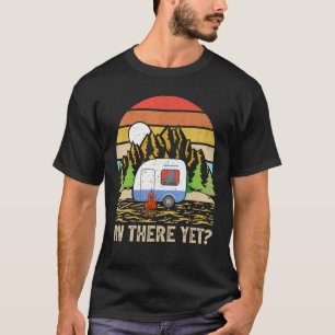 Retro Mountains RV Van I Hate Pulling Out Vintage T-Shirt
