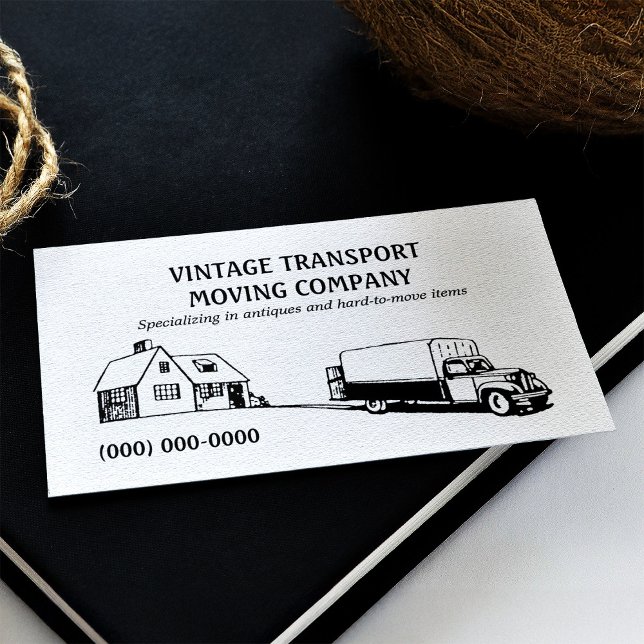 Retro Movers Business Card (Retro Movers Business Card)