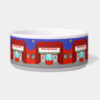 Retro Movie Theatre Ceramic Pet Bowl