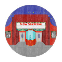 Retro Movie Theatre Cutting Board