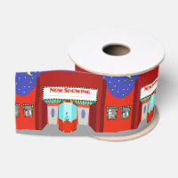 Retro Movie Theatre Grosgrain Ribbon