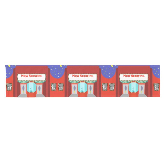 Retro Movie Theatre Table Runner (Horizontal)