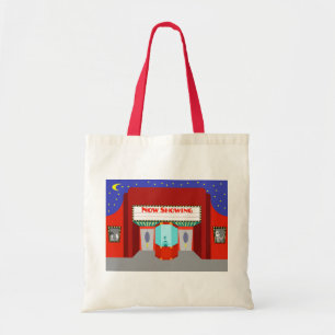 Retro Movie Theatre Tote Bag
