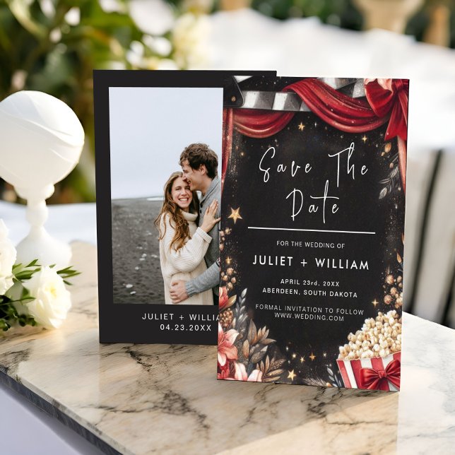 Retro Movie Ticket Most Popular Wedding Save The Date (Creator Uploaded)