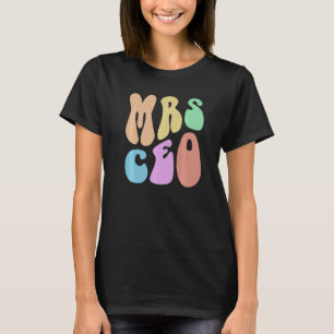 Retro MRS CEO Wife MAMA Small Business Owner Mum G T-Shirt