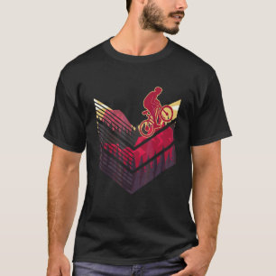 Retro Mtb Downhill Biking For Single Track Cyclist T-Shirt