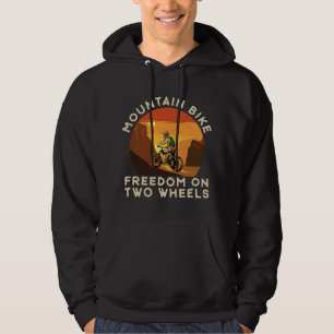 Retro MTB Trail Mountain New Bike Biking Cycling C Hoodie