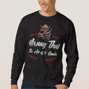 Retro Muay Thai And Thai Boxing Sweatshirt