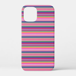 Retro multicolors stripes iPhone 12 mini case