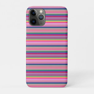 Retro multicolors stripes iPhone 11 pro case