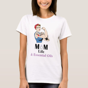 Retro Mum Life & Essential Oils T-Shirt