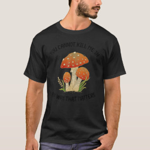 Retro Mushroom Fungi Saying Vintage 70s Vibes T-Shirt