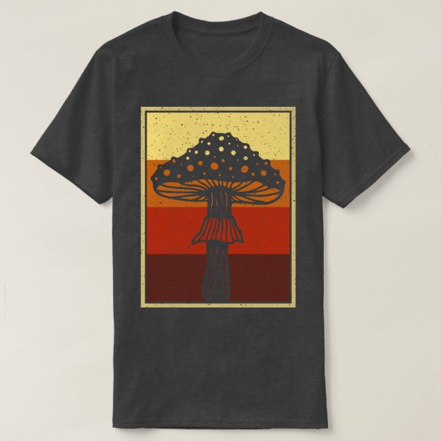 Retro Mushroom T-Shirt (Design Front)