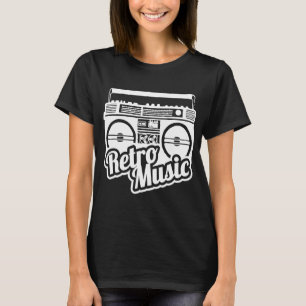 Retro Music 80s 90s Old School Music Hip Hop Beatb T-Shirt