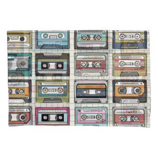 Retro Music Cassette: Nostalgic Icon Pillowcase
