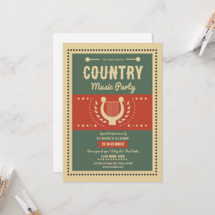 Retro Music Party Flyer Template