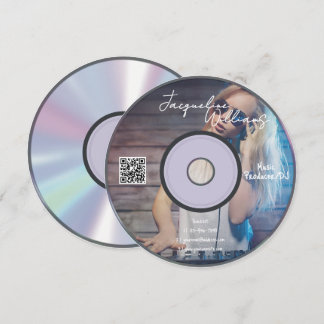 Retro Music Producer CD DJ Business Card