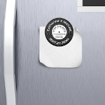 Retro Music Vinyl Record Save The Date Magnet<br><div class="desc">This vinyl record save the date magnet is a great way to add a touch of music nostalgia to your wedding invitations. This magnet is designed to look like a vintage record and can be customised to match your music-themed wedding. They are a perfect wedding favour for music lovers who...</div>