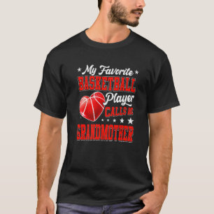 Retro My Favourite Basketball Player Calls Me Gran T-Shirt