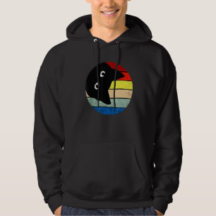 Retro My Funny Black Cat Funny Style My Black Cat Hoodie