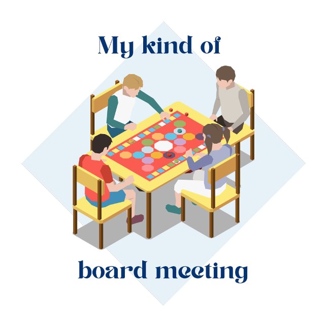 Retro My Kind of Board Meeting Text Board Game T-Shirt (Creator Uploaded)