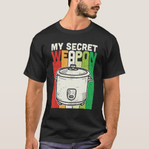 Retro My Secret Weapon Food Culinary Chef Cook C T-Shirt