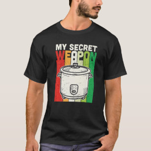 Retro My Secret Weapon Food  Culinary Chef Cook Co T-Shirt