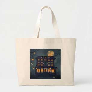 Retro Mysterious haunted Korean hotel Large Tote Bag