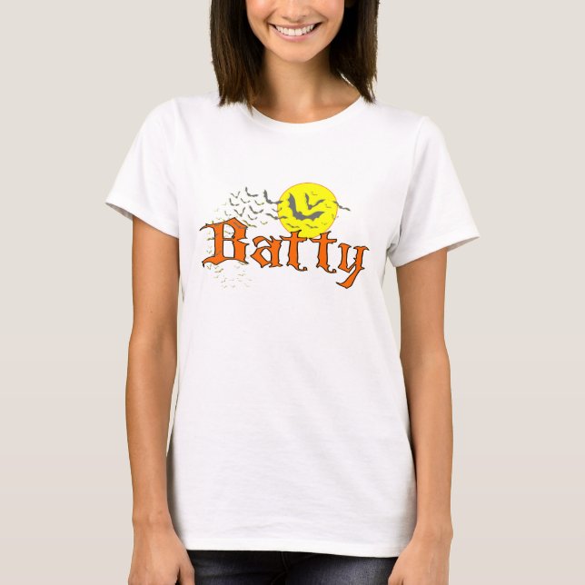Retro Mystique, Bat Symphony Unleased - Batty T-sh T-Shirt (Front)