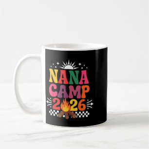 Retro Nana Camp 2026 Family Vacation Summer Coffee Mug