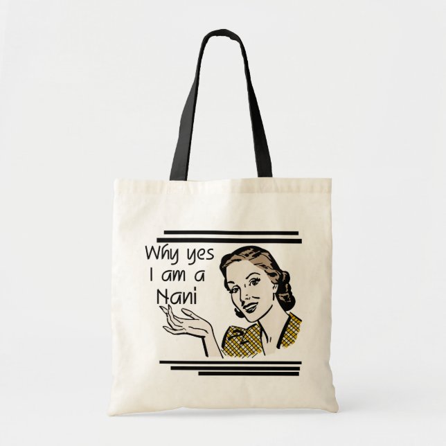 Retro Nani T-shirts and GIfts Tote Bag (Front)