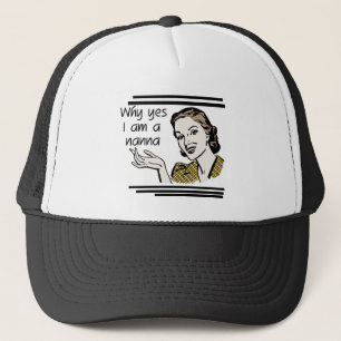 Retro Nanna T-shirts and Gifts Trucker Hat