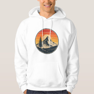 Retro National Park Mountain Sunset T-Shirt Hoodie
