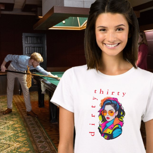 Retro Neon Birthday T-Shirt (Creator Uploaded)