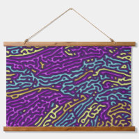 Retro Neon Maze Pattern – Arcade Aesthetic