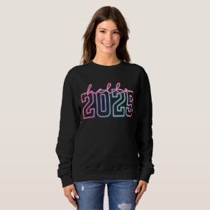 Retro Neon New Year 2025 Sweatshirt