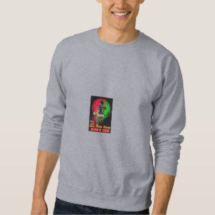 Retro Neon Striker – 80s Vaporwave Soccer Hoodie D